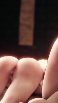 Marcille Donato and Falin Touden Fucks Laios Touden in a Threesome Dungeon Meshi Hentai 3D Animation
