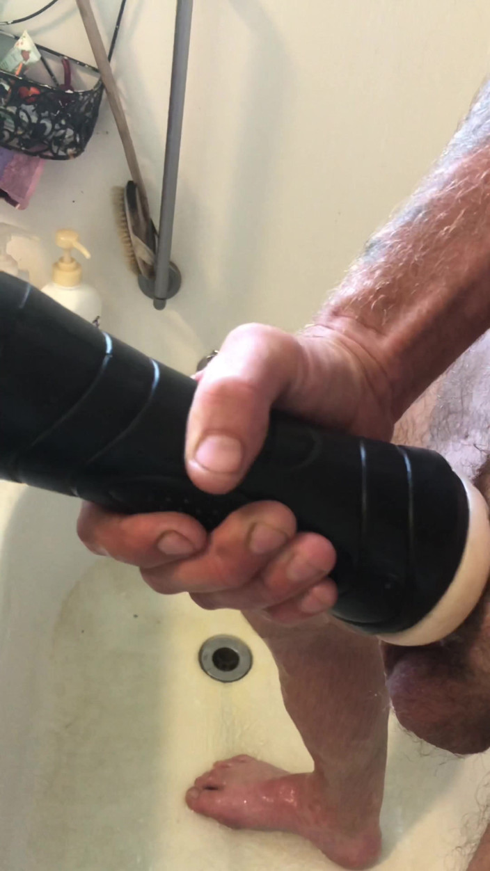 Isaac Hunt: Big Cock Pissing and Fucking a Fleshlight