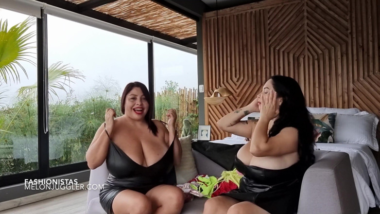Busty BBW Latinas: The Lesbian breast sucking fashionistas