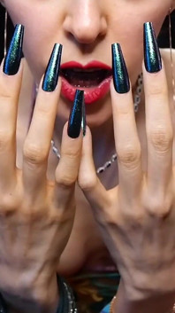 Small Tits and Long Nails to Mesmerize Your Mind