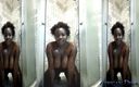 African Beauties: Chubby Ebony and Friend Hot Shower and Piss Fun