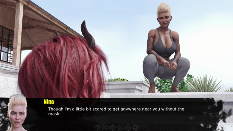 3D Cartoon Porn: Adored by the Devil 14 - Charlie Kisses Nina’s Lips and Neck...