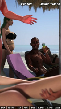 Lisa Total Investigação! by Dragofinder Studio - Diry Sex on the Beach, limpando um plug anal com a língua 47
