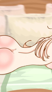 Il a accidentellement coincé son doigt dans sa chatte en lui giflant la culotte ! Revenge girl, dessin animé hentai, parodie !