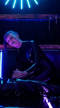 Sondage dans un sac en latex