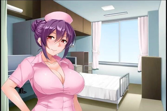 Hentai Eagle: Sestřičky s velkými kozami, submisivní zacházení pro muže