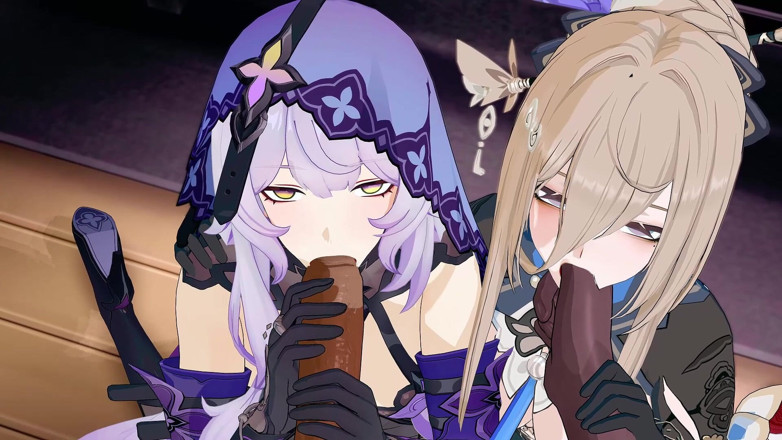 NSFWOtaku: Honkai Star Rail - Black Swan Sex - 3d hentaee enimeshan