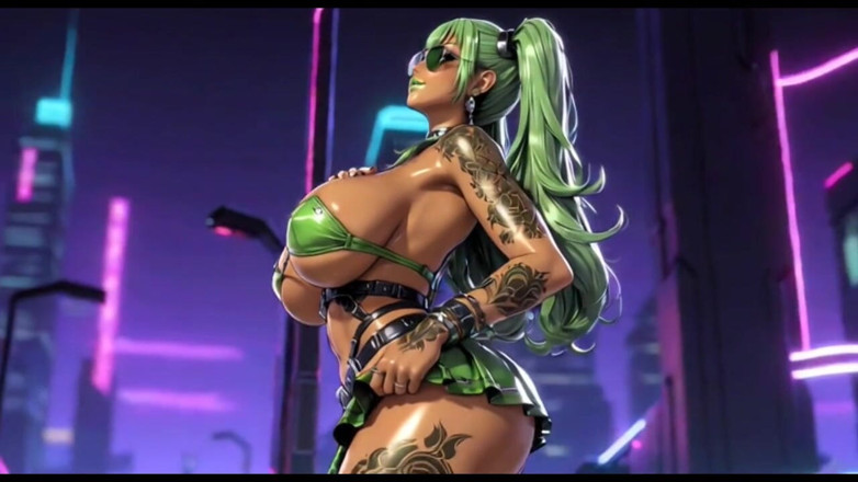 Hot girl dancing: Video musical sexy, animación Ai