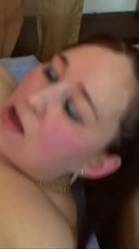 Beautiful big fat horny brunette with soft perfect tits moans and moans as she gets fucked hard
