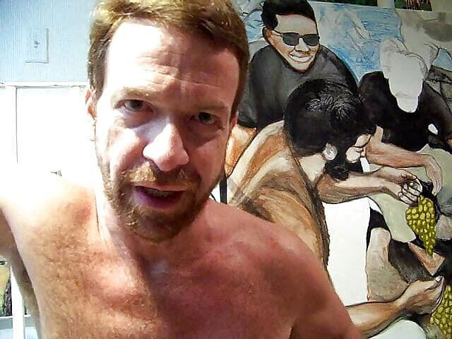 Hairyartist: Můj zrzavý penis je pro tebe tvrdý od kadeřníka