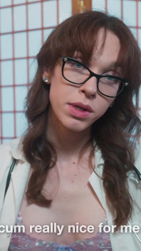 Cum Donation - Trans Doctor Wants Your Cum! German JOI with Subtitles