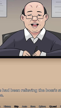Hazelnut Latte: transexual está chupando a su jefe debajo de la mesa mientras él está en una videollamada - episodio 22