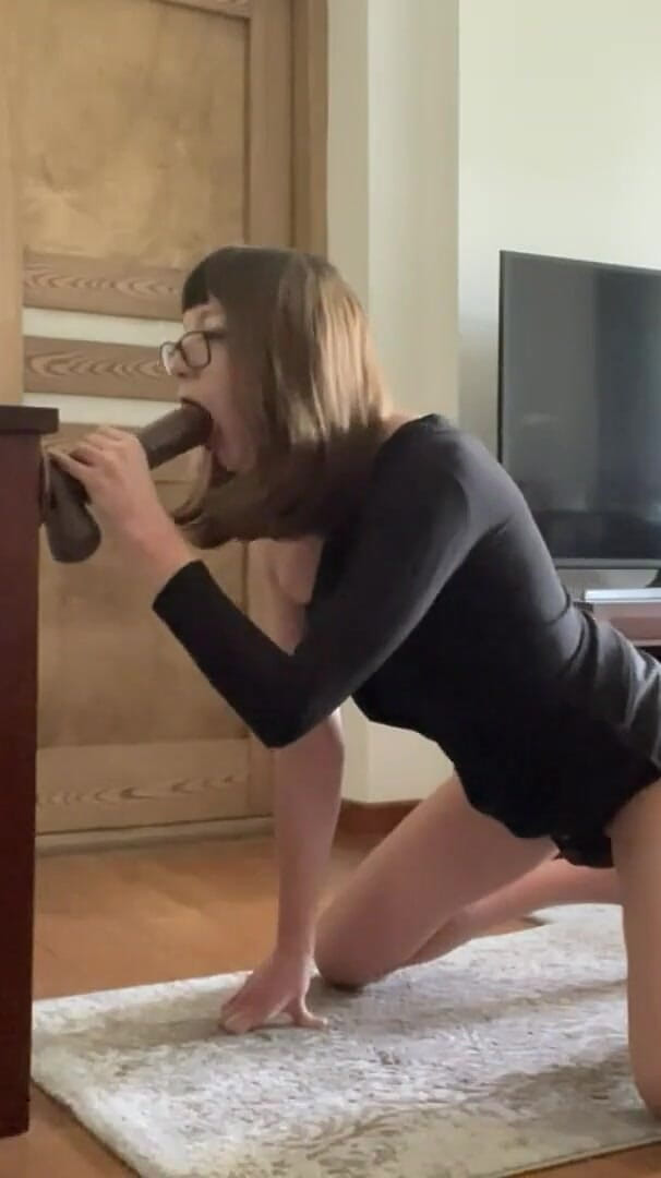 Snowbunny Babe BBC Deepthroat Training (Maja cum slut)
