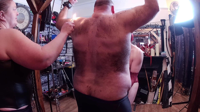 Aaexperinces trans: Bagian 2:- permainan api sama domina satana &amp; lanista bear