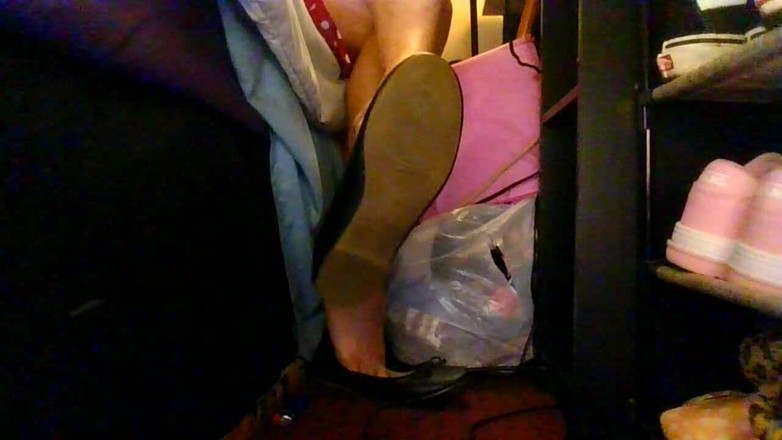 Abby Anna: Black Ballet Flats Shoeplaying