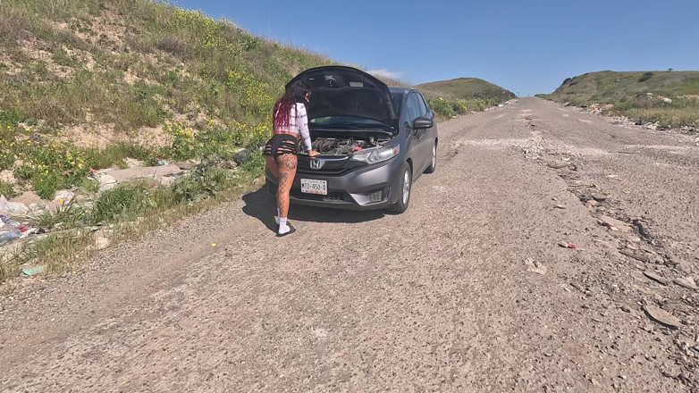 Bitch hunter: Mujer joven gracias en especie por la reparación