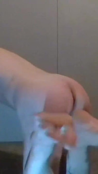 Showing off My Hungry Bootycheeks and Lickable Toes & Soles