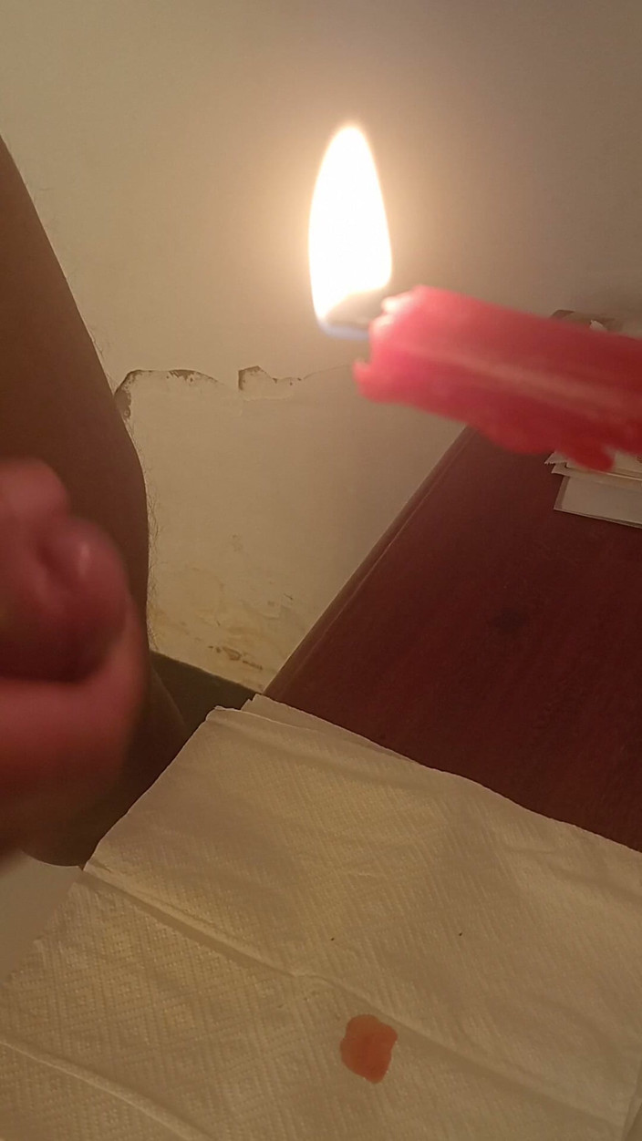 LoveCumInMouth: Heißes kerzenwachs auf schwanz, kommen