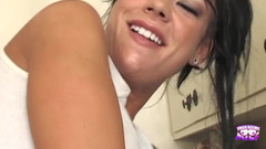 Huge Boobs MILF: She Does Not Want to Wash the Dishes so She...