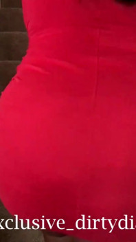 Big Booty in a Red Dress Is the Best Combo.. Watch Now