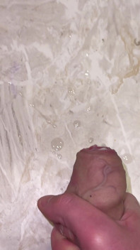 Stepdaddy Jerking Big Uncut Cock and Cumming
