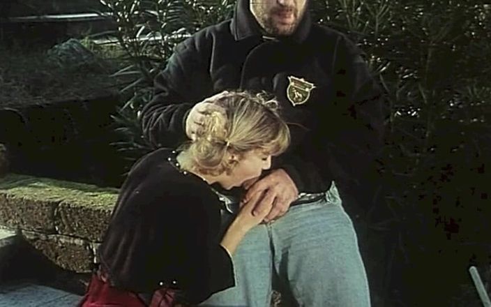 Inhonorof porn: 90's Teeny Fucks with Janitor in College Garden