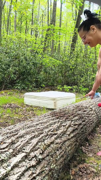 Treedildo hopping amcığını fışkırtıyor