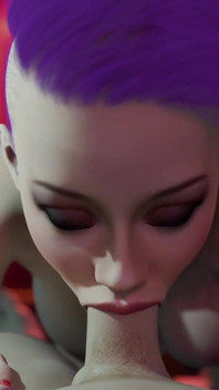 Neon bir odada busty bir sokak kızı ile tutkulu seks