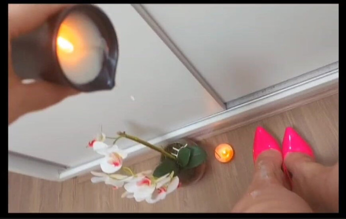 Kakabbw: Fetish con candele