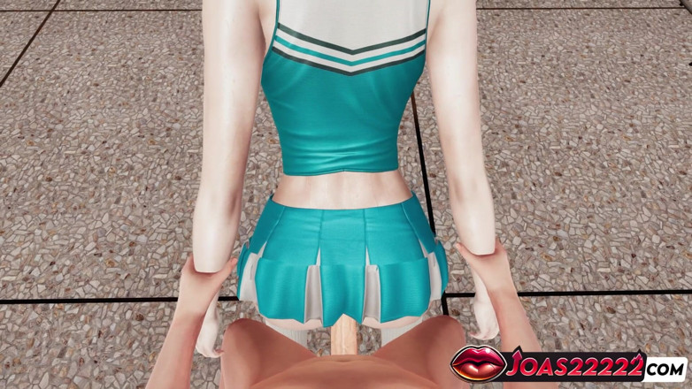 Joas22222: La sexy cheerleader leila - figa stretta a pecorina da vicino,...