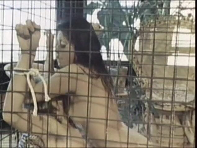 Bisco Birchwood Productions: O fată frumoasă asiatică fute sclavul în cușcă, apoi este pedepsită!