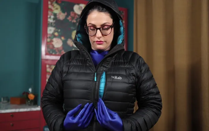 Countess diamond: Spandex Down Jacket Double Encasement