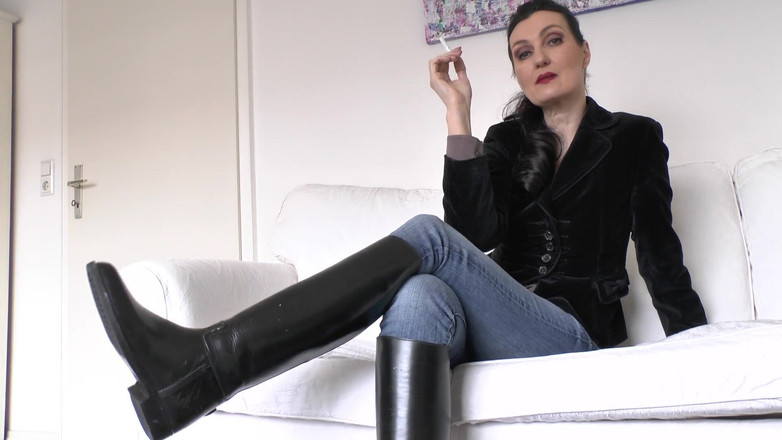 Lady Victoria Valente: Be My Ashtray and Spittoon, Mistress in Rubber Riding Boots,...