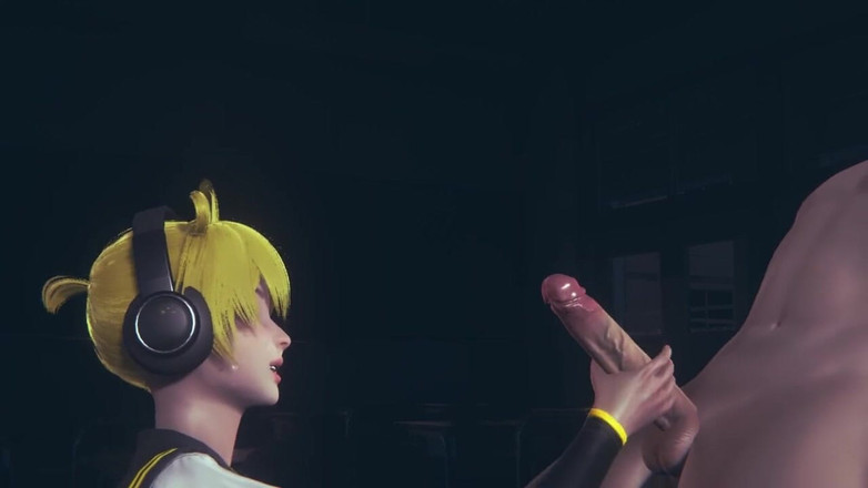 Yaoitube: Vocaloid Yaoi Femboy - Melancap Len di bilik darjah