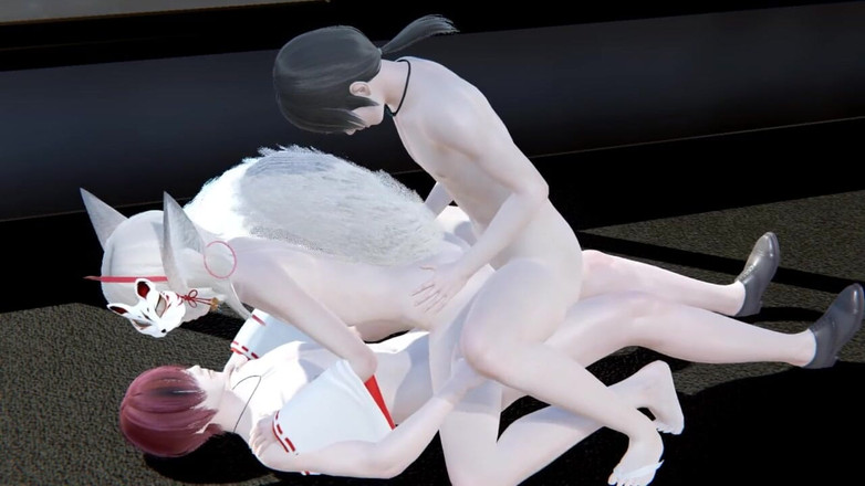 Yaoitube: Yaoi Femboy - Foxy Dublă penetrare