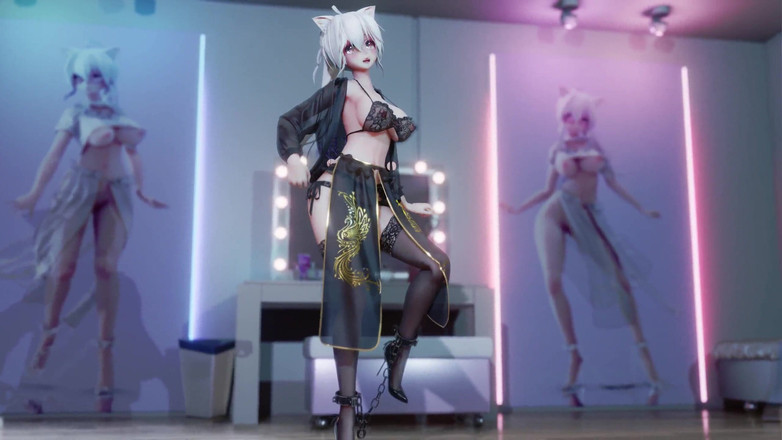 MikuMotion: Gfriend-mago phong cách cổ đại; Sườn sườn thanh lịch; Vớ đen không đáy