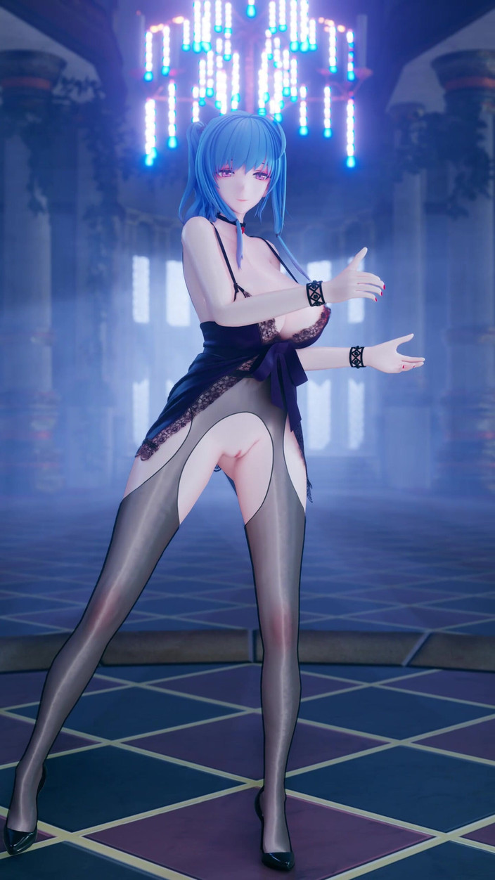 MikuMotion: [mmd] T-ara - Número St. Louis Azur Route Lace Lingerie Erótica...