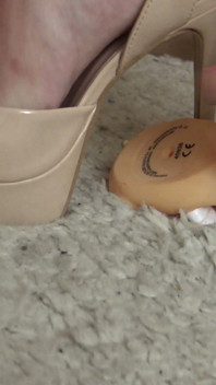 Sadistic Toy Crush Fun for Naughty Blonde Amber!