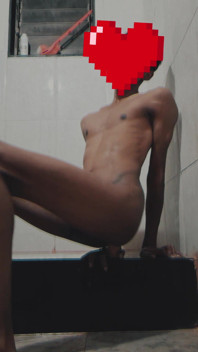 Indian Femboy Anal Play in Bathroom