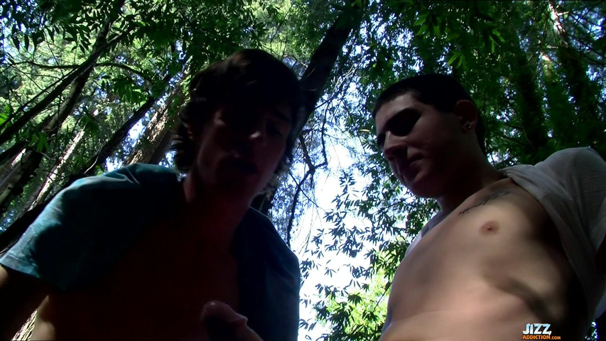 Sharing Cum in the Woods (Jizz Addiction)