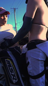 Motorcycle Lesbians Hardcore Ride W/ Lena Vesper & Eris Nova
