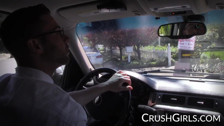 Crush Girls: Crush girls - Кензі Тейлор і Бріана Бенкс трахають свого водія Uber