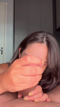 Erstaunliches blowjob und handjob, Edging zu extremem vergnügen