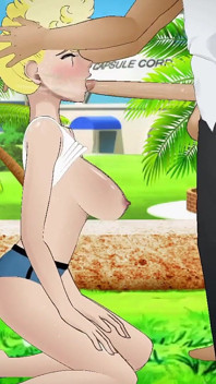 Mevrouw Brief krijgt haar gezicht geneukt door Bulma's vriendje