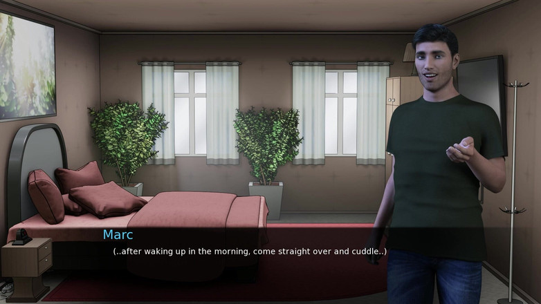 Adultgameplayvideos studio: A ghostly desire, ep 1 Dayna und marc umarmt sich gegenseitig