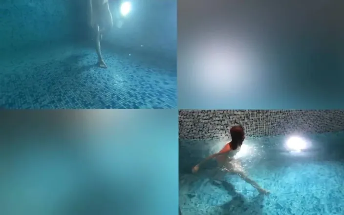 Skinny_lady69: Training Breath in Pool
