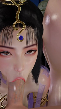 3D สองสาวเงียนแชร์ควยใหญ่คนเดียว