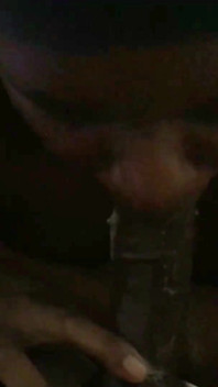 Je l’ai réveillé avec une pipe baveuse