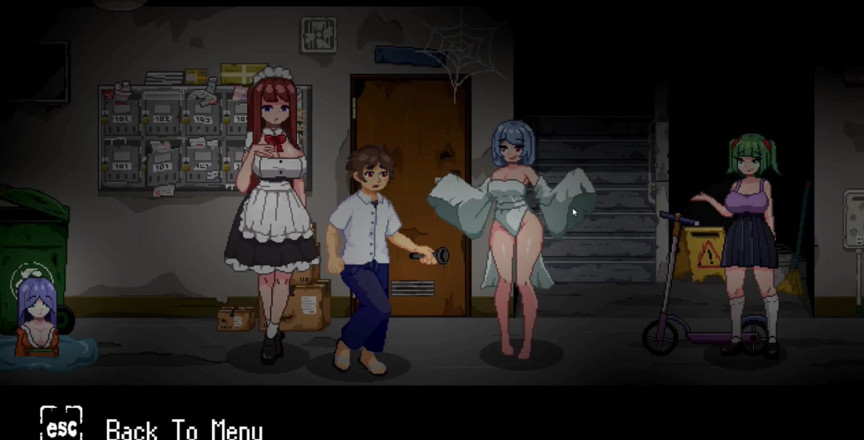NSFWOtaku: Gioco hentai - Appartamento senza uscita - Mudeguchi Manshon All H scene