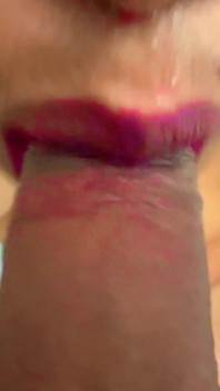 Supper, schlampiger blowjob